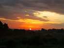 Sunrise before a shower