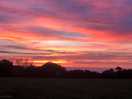 Sunset over the campsite