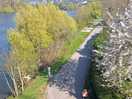 On top of the bridge.