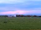 Sunset views from site