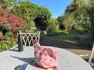 Breakfast tea in the garden