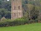 Fountains abbey viewed from our pitch.