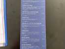Pizza menu