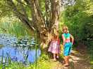 The pond-side fairy trail was a big hit!