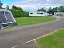 Tent right up to the drive