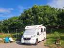 Camping at golspie on site.