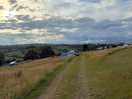 Walk back from the toilets