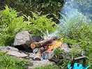 Campfire with out 51 year old kettle still in action 🤣