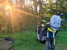 Solo bike camping to a amazing sunrise