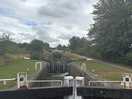 Caen hill locks about a 20 min walk from the site