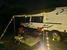 Campervan at night