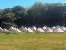 Some of the wedding bell tents