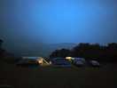 Our pitch at night