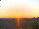 The sunset that was visable 20 steps from my pitch on the evening i stayed