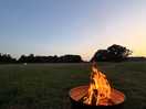 Sunset fire