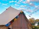 Our tent set up