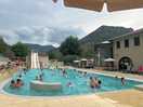 Pool and bar to right of photo