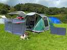 The pitch set up, didn’t take more of the site unfortunately