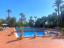 Beautifully clean pool with lots of beds