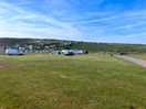 View of the pitch from the site entrance