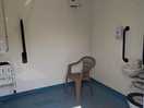 Only toilet open on site, disabled toilet with shower.