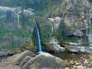 Hayburn wyke waterfall.