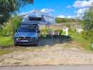 Our campsite with elec