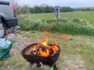 Firepit included
