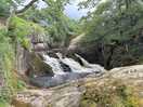 Nearby waterfall trail