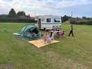 Camping at pond farm