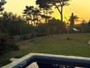 Sunset over the campsite