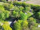 Drone shot of the site
