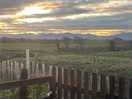 Sunrise with the mountains on show