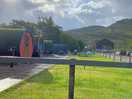 Campsite in the sun