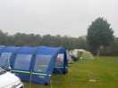 Larch tent pitch.