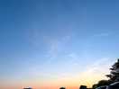 Beautiful sunset on site