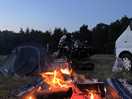 Wild camping with the bikes