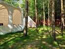 Marquee and chill out tent