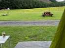 View from outside my tent on the electric pitches