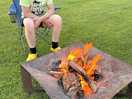 Fire pits and wood are provided for a small fee