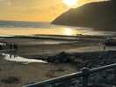 Early evening stroll along the beach