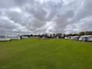 Wide-lens shot of the pitches