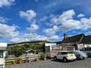 Pub and beer garden view