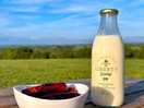 Fresh milk and sausages from the farm