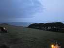 View of the sea at night. very peaceful