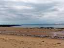 Bit of a driech day but beach was close by and quiet