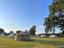 Yurt and glamping area