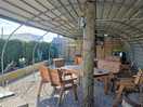 Outside evening seating