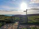 Coastal path view late afternoon