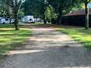 Straat op de camping